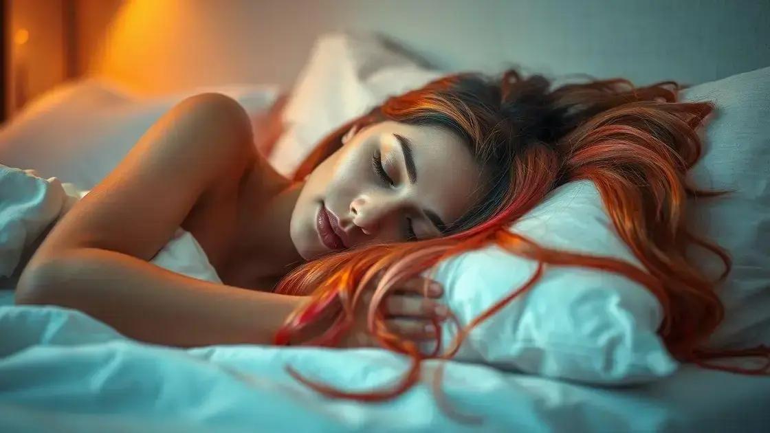 A Incrível Conexão Entre Sono e Cabelo